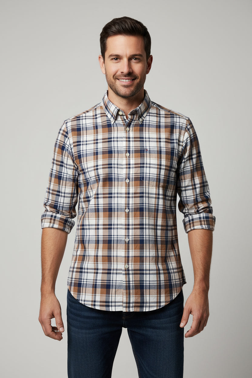 TOMMY HILFIGER VESTIR MANGA LARGA HOMBRE