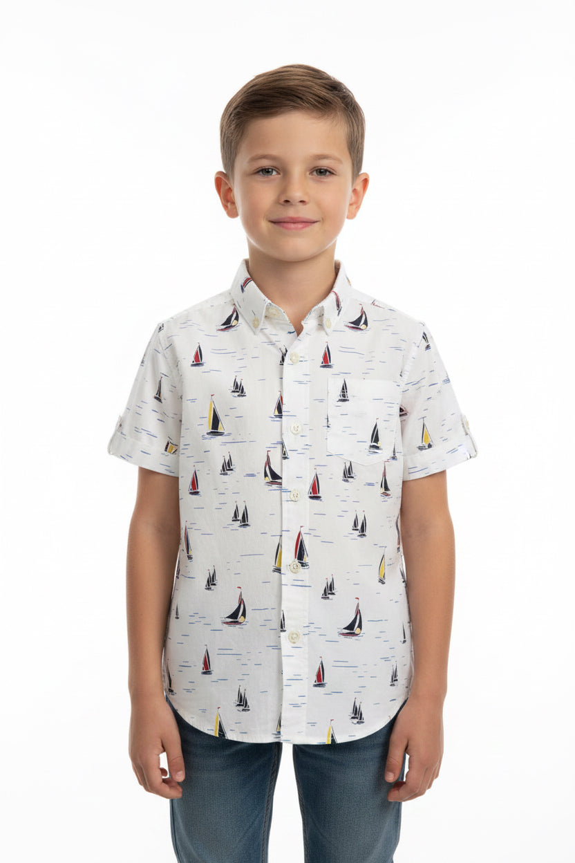 TOMMY HILFIGER VESTIR MANGA CORTA NIÑO