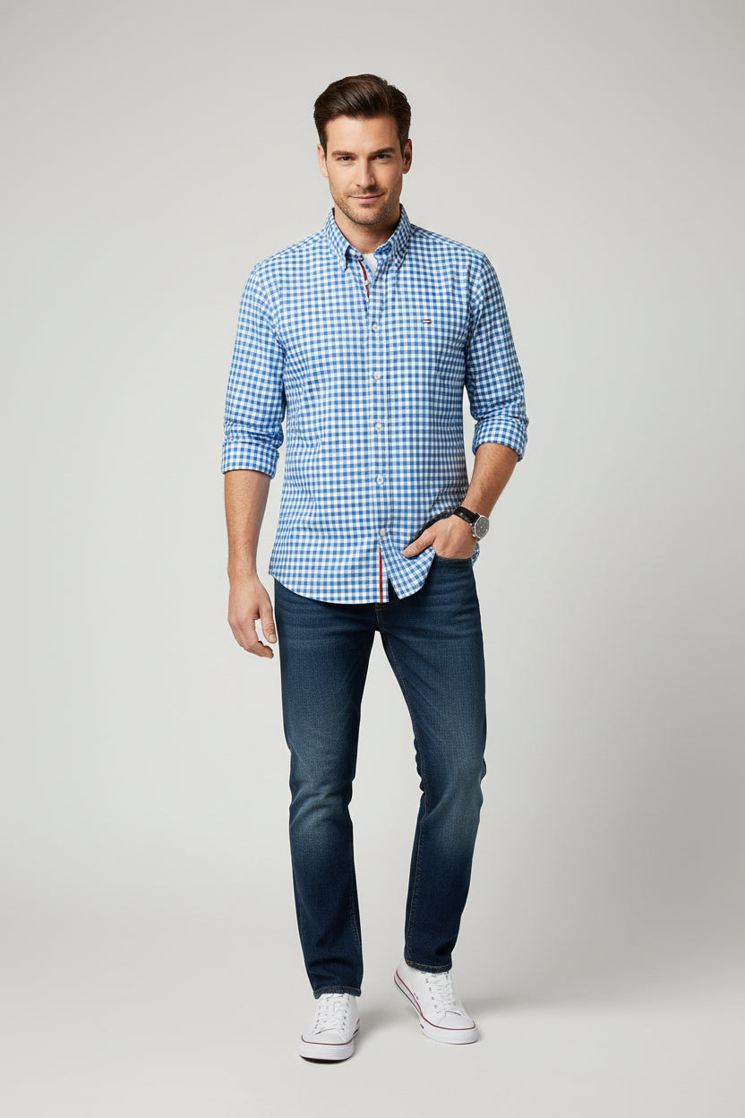 TOMMY HILFIGER VESTIR MANGA LARGA HOMBRE