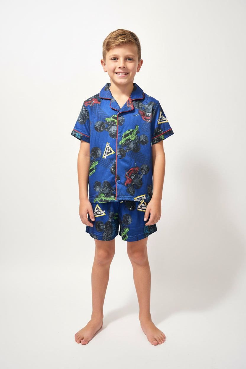 MONSTER JAM PIJAMA DE NIÑO