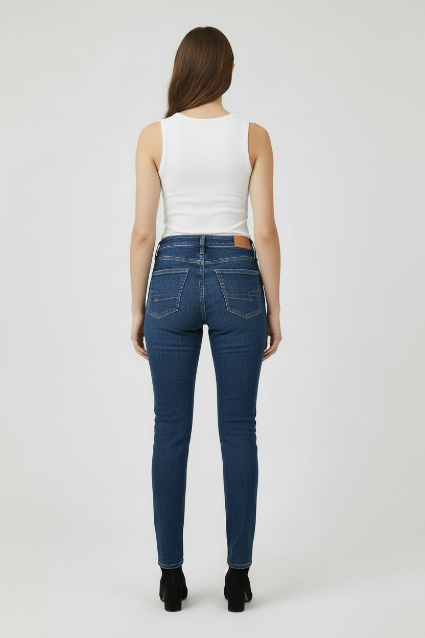 AMERICAN EAGLE CURVY HIGH RISE JEGGING JEANS DE MUJER