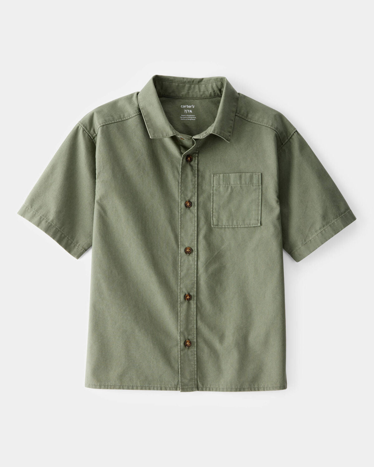 CARTER’S Camisa Vestid Manga Corta de Niño