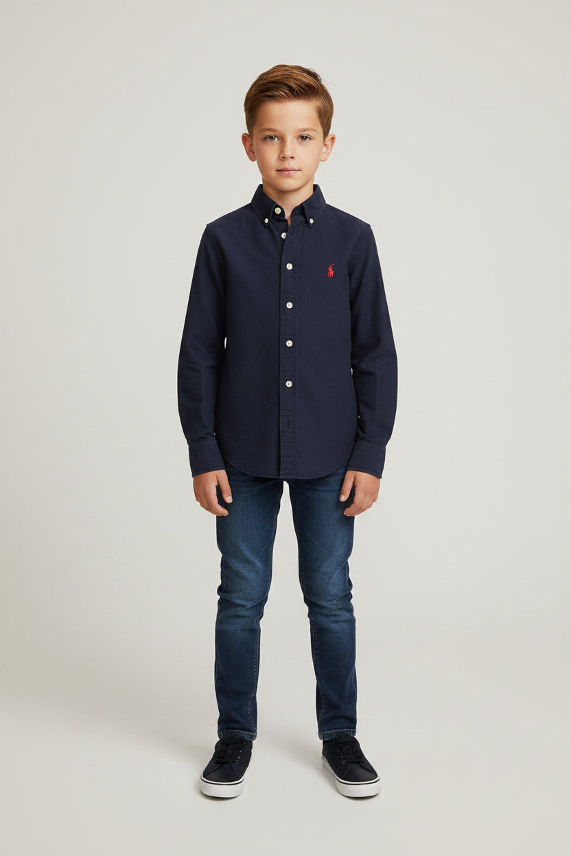 POLO RALPH LAUREN CAMISA VESTIR MANGA LARGA DE NIÑO