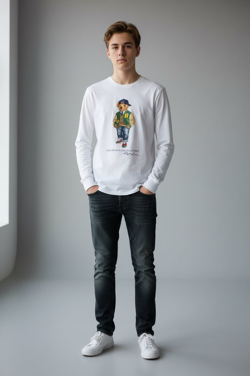 POLO RALPH LAUREN CAMISA MANGA LARGA JUVENIL