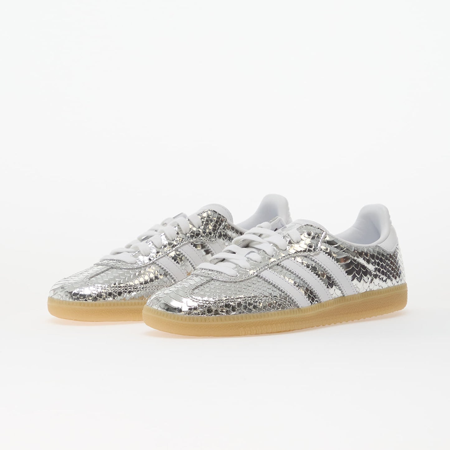 ADIDAS SAMBA PLATEADO METALIZADO BRILLANTE