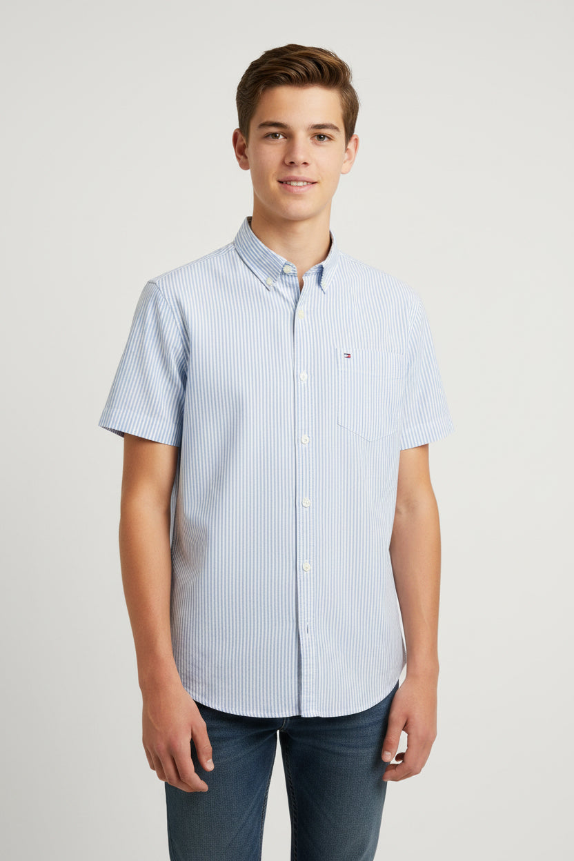 TOMMY HILFIGER CAMISA DE VESTIR MANGA CORTA JUVENIL