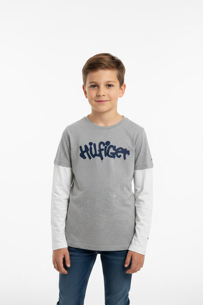 TOMMY HILFIGER CAMISA MANGA LARGA DE NIÑO