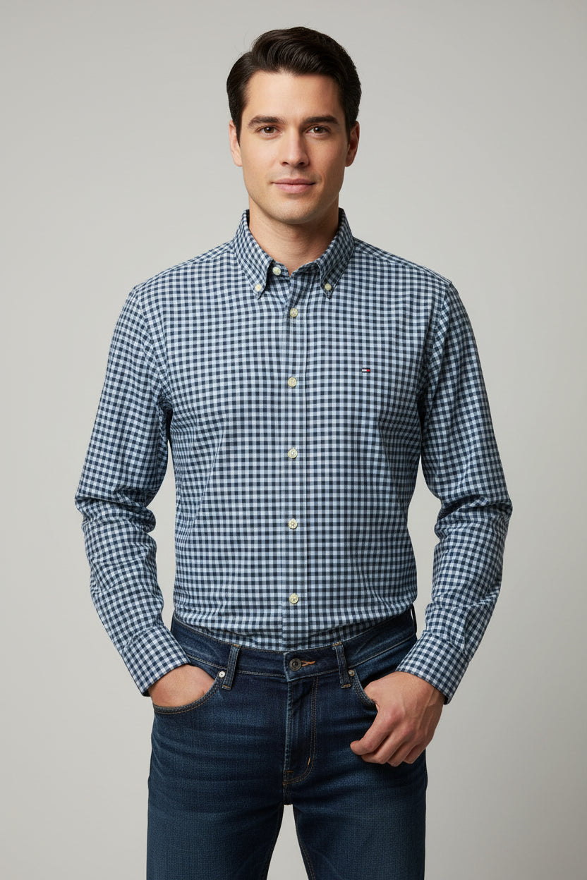 TOMMY HILFIGER CAMISA DE VESTIR DE HOMBRE MANGA LARGA