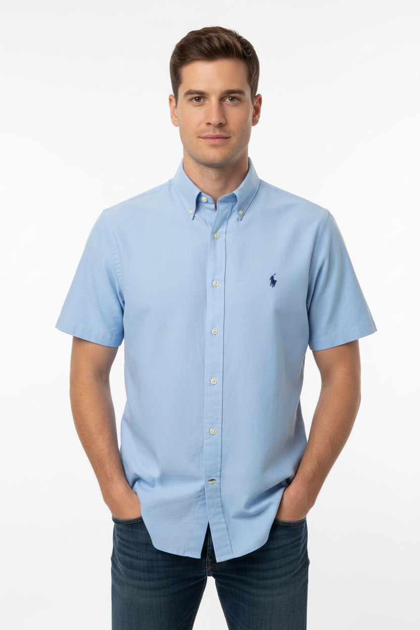 POLO RALP LAUREN CAMISA VESTIR MANGA CORTA HOMBRE