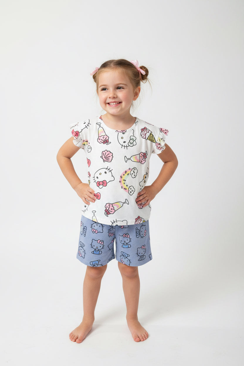 HELLO KITTY CONJUNTO DE NIÑA