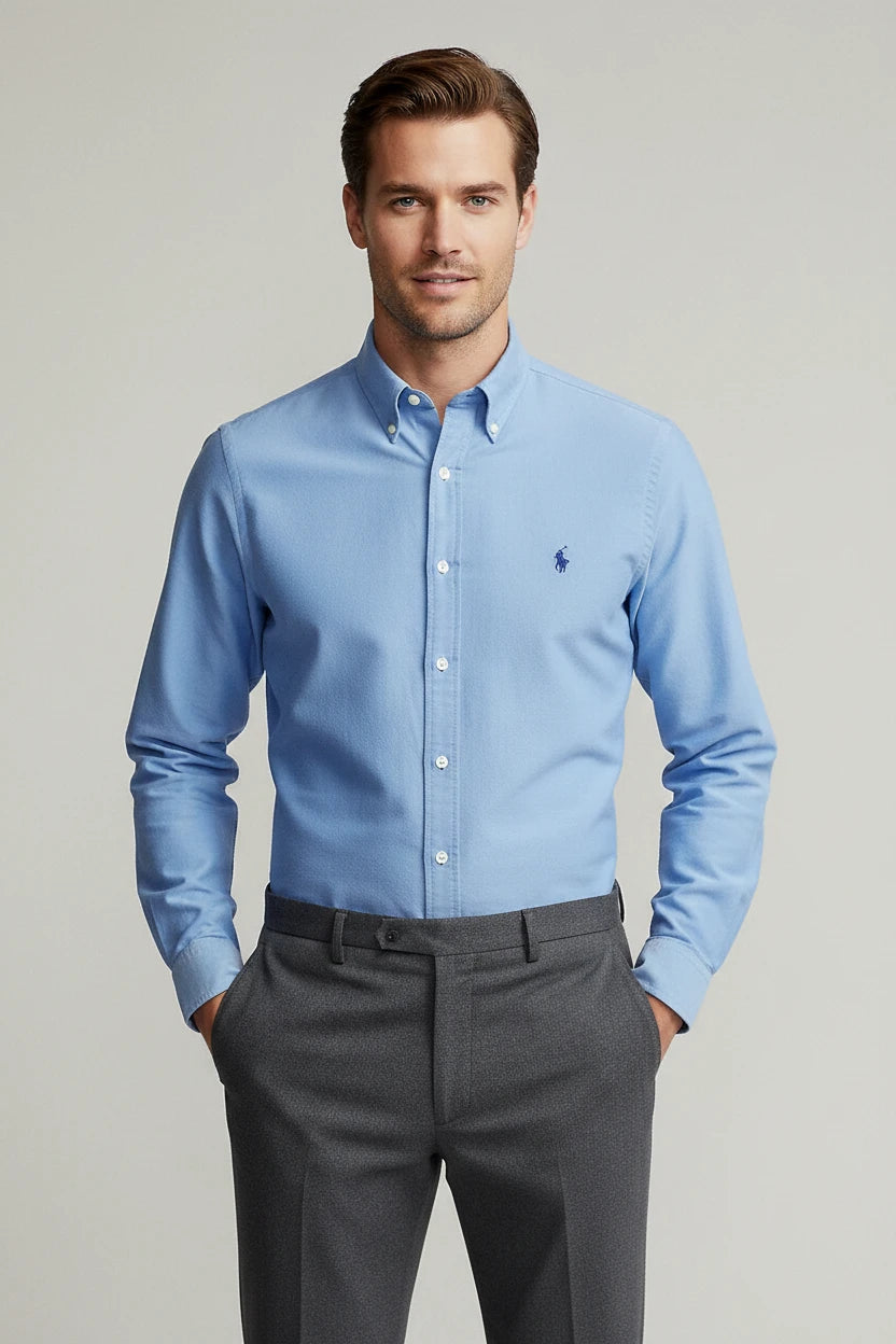 POLO RALPH LAUREN VESTIR MANGA LARGA HOMBRE
