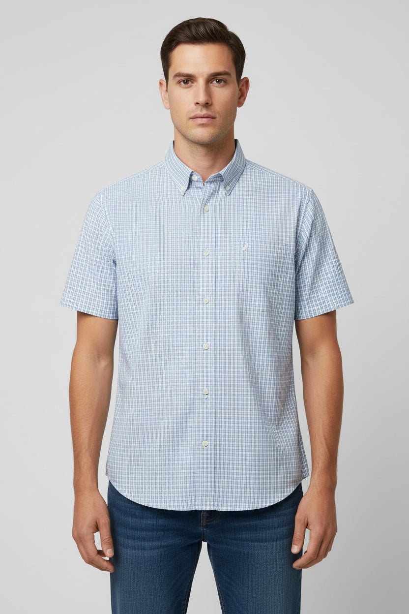 NÁUTICA CAMISA MANGA CORTA HOMBRE