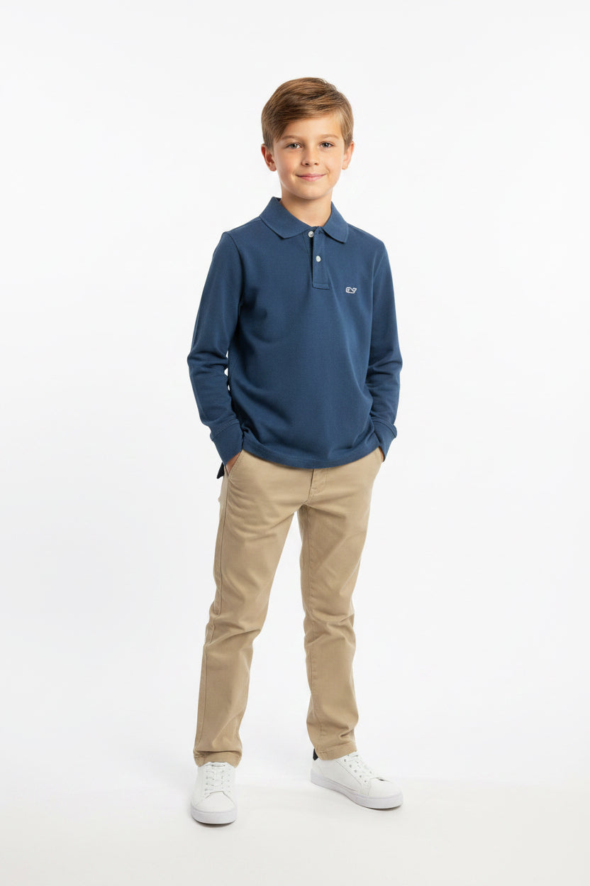 VINEYARD VINES CAMISA MANGA LARGA DE NIÑO