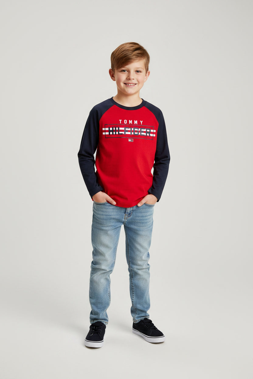 TOMMY HILFIGER CAMISA MANGA LARGA DE NIÑO