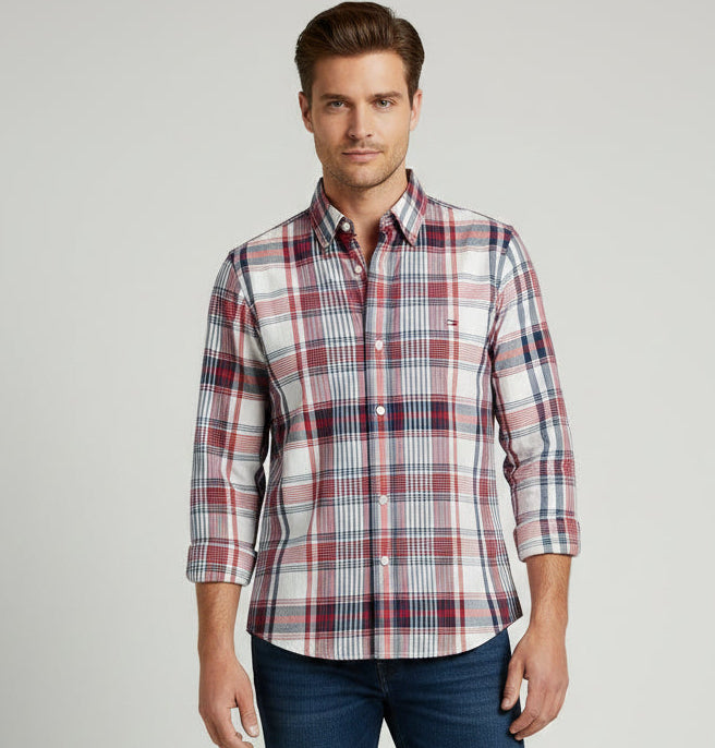 TOMMY HILFIGER VESTIR MANGA LARGA HOMBRE