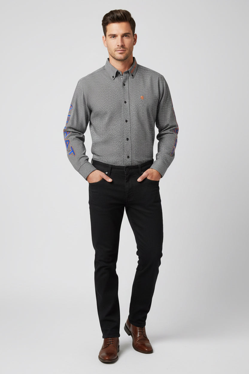 ARIAT CAMISA DE VESTIR DE HOMBRE MANGA LARGA