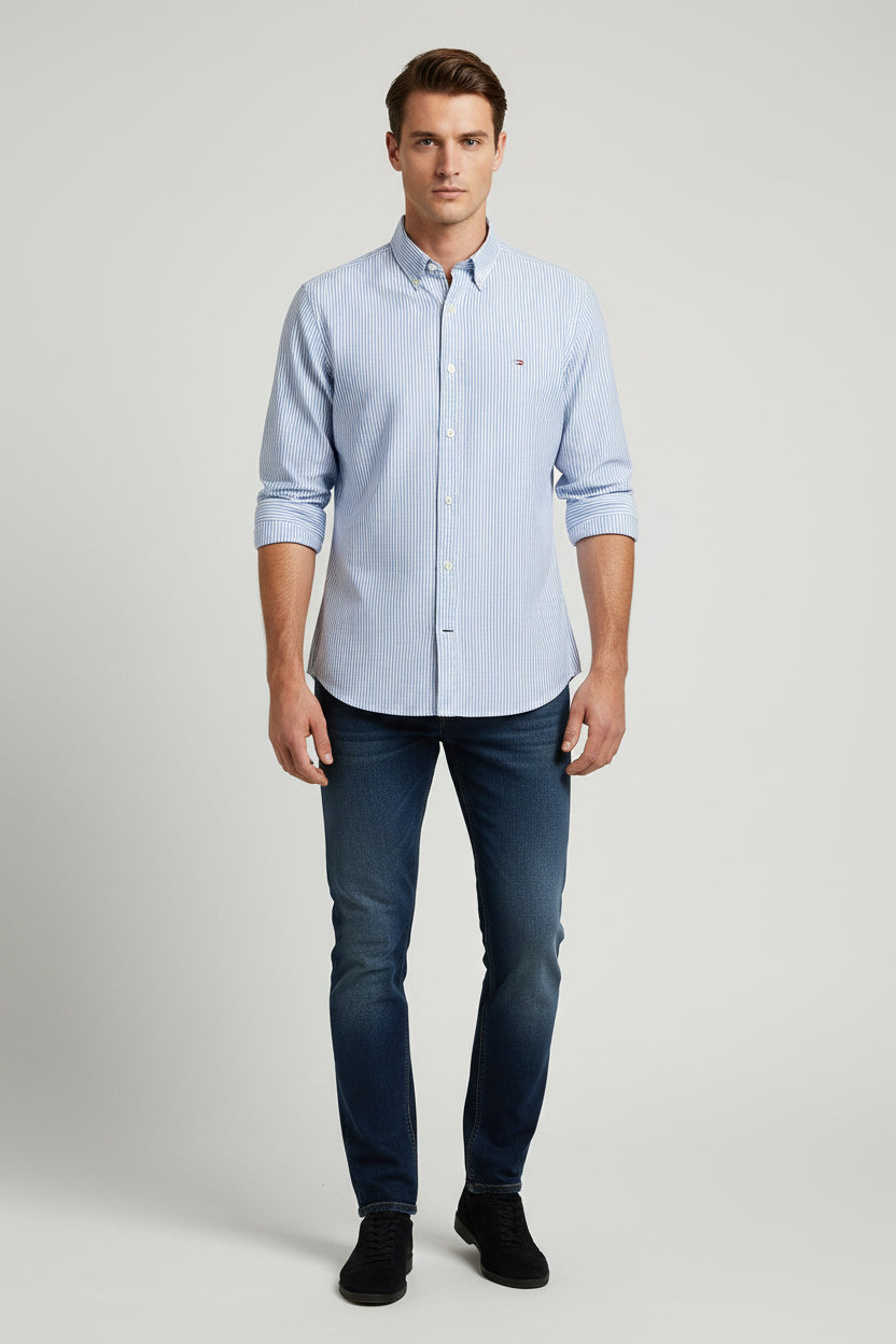TOMMY HILFIGER VESTIR MANGA LARGA HOMBRE