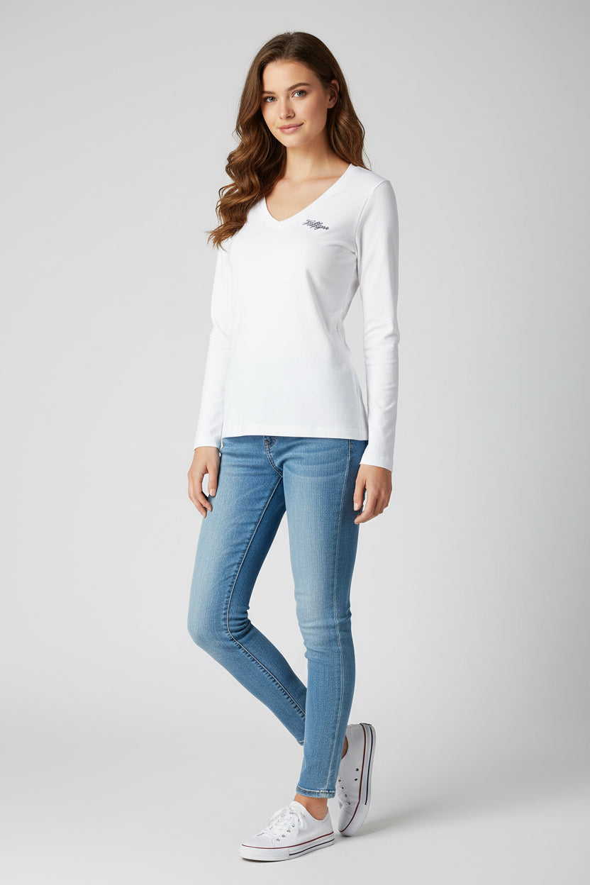 TOMMY HILFIGER VESTIR MUJER MANGA LARGA
