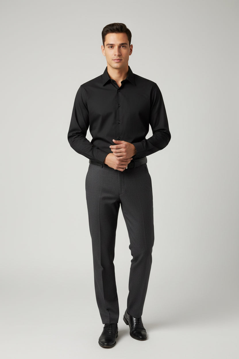 CHAPS CAMISA DE VESTIR DE HOMBRE MANGA LARGA