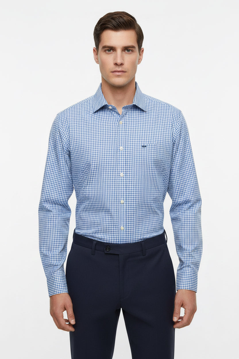 CHAPS CAMISA VESTIR MANGA LARGA DE HOMBRE