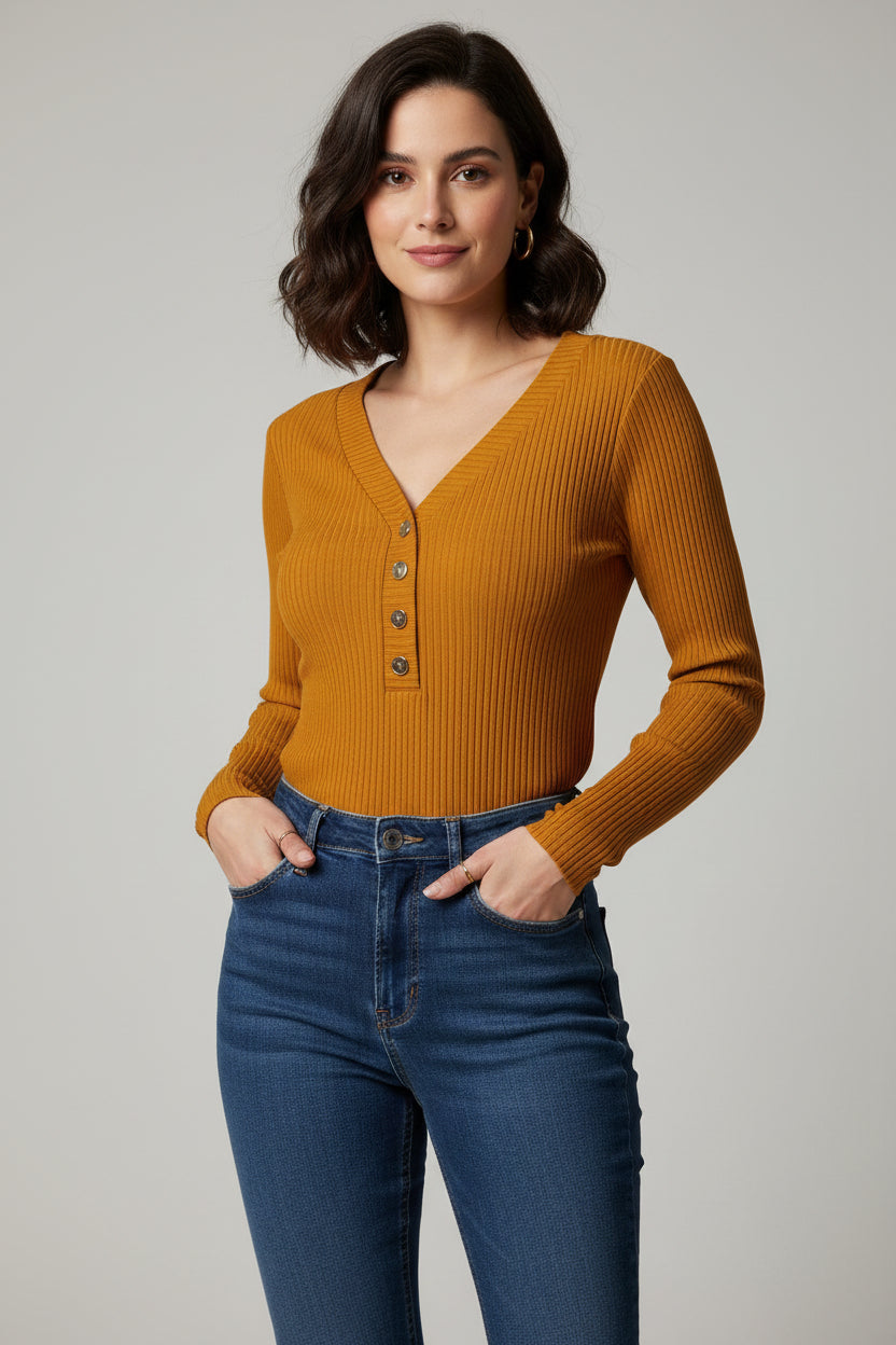 STUDIO F CAMISA DE VESTIR DE MUJER MANGA LARGA