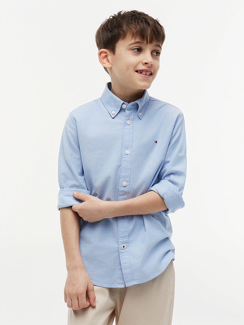 TOMMY HILFIGER CAMISA DE VESTIR MANGA LARGA DE NIÑO