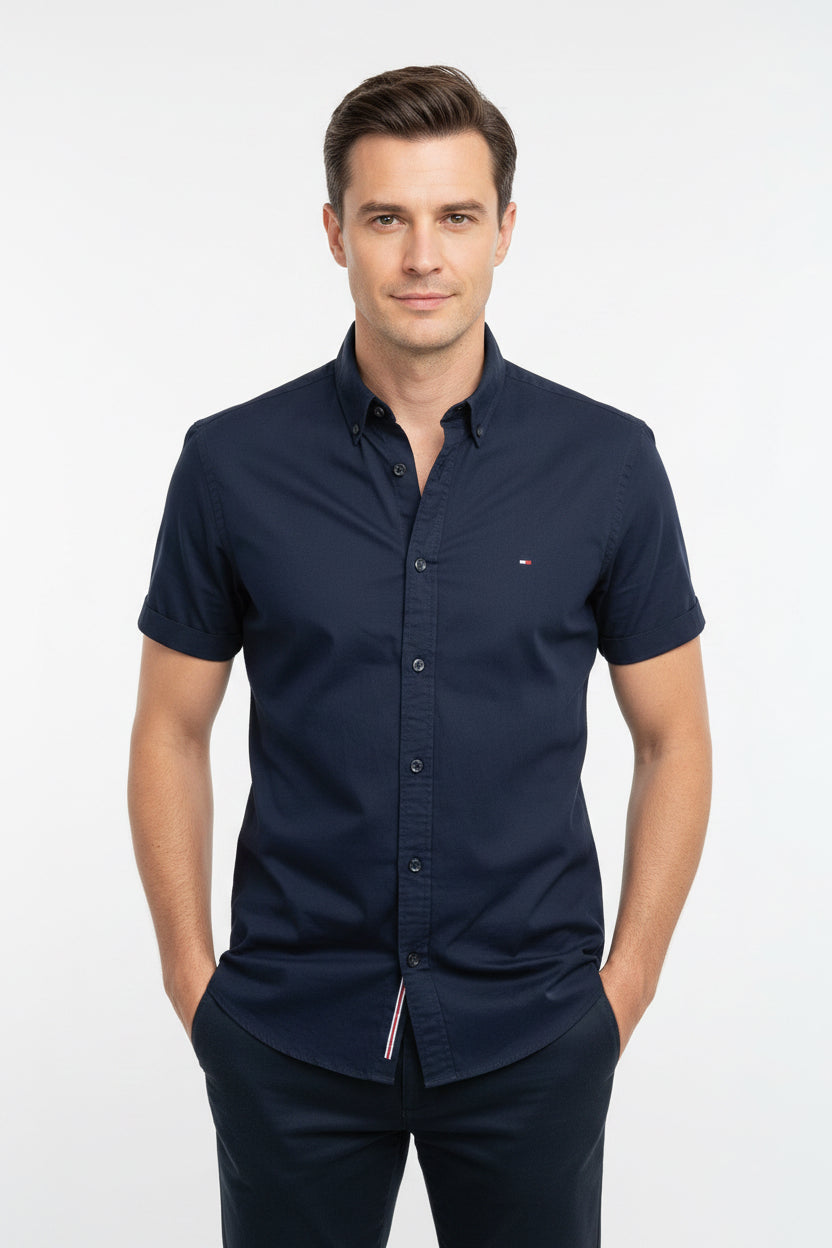 TOMMY HILFIGER VESTIR MANGA CORTA HOMBRE