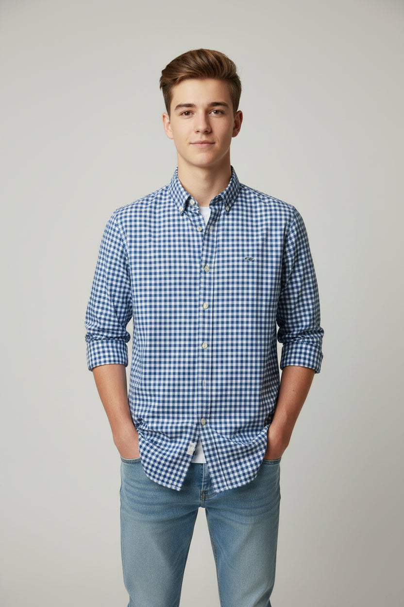 VINEYARD VINES CAMISA DE VESTIR MANGA LARGA JUVENIL