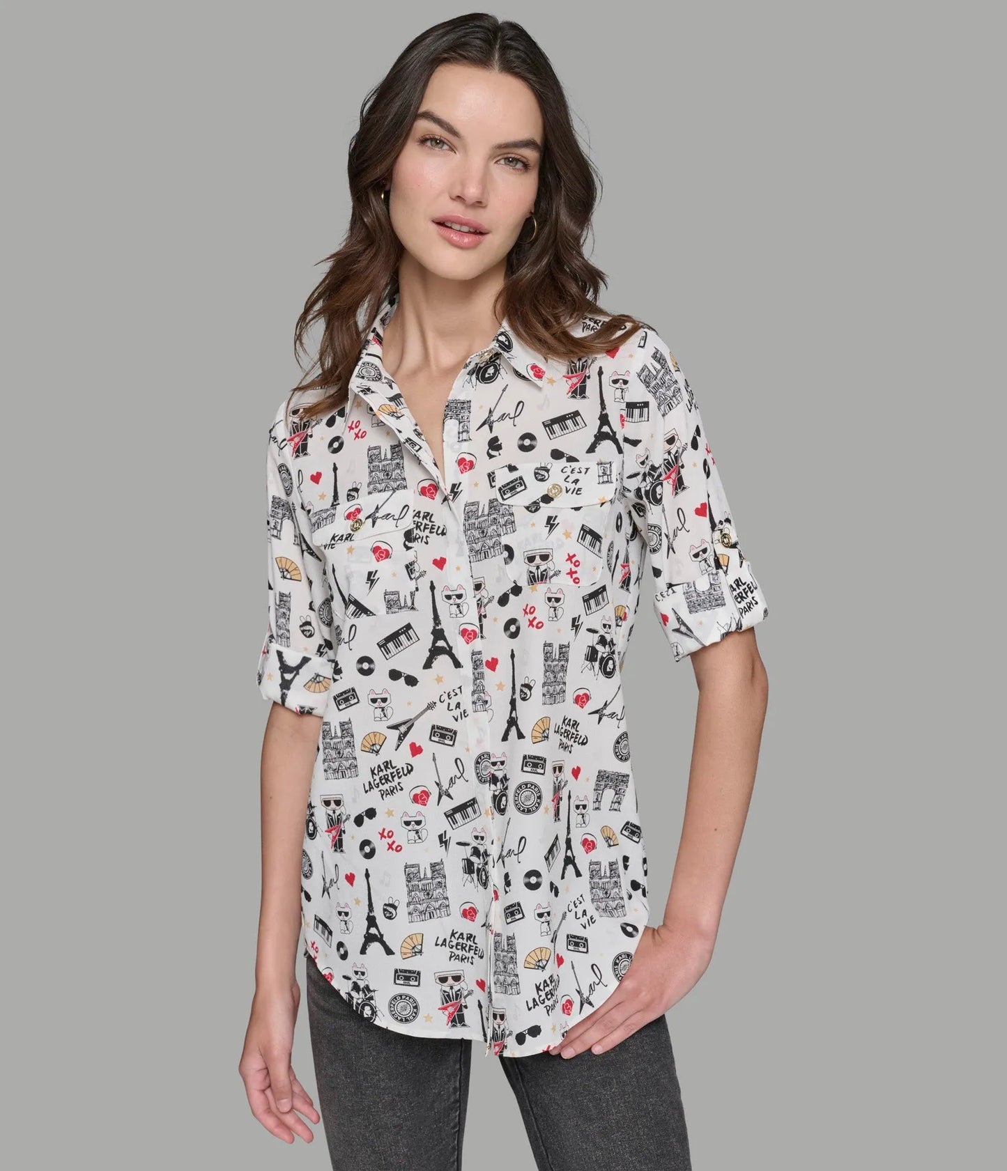 KARL LAGERFELD BLUSA DE MUJER