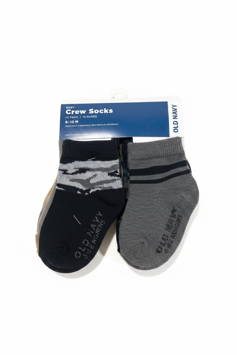 CALCETAS DE BEBE OLD NAVY 10 PARES
