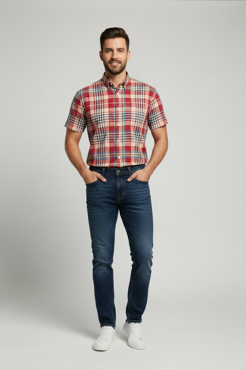 OLD NAVY CAMISA DE VESTIR MANGA LARGA DE HOMBRE