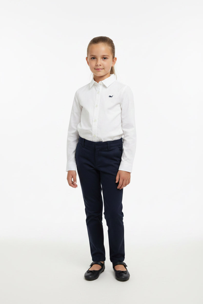 VINEYARD VINES CAMISA MANGA LARGA DE NIÑA