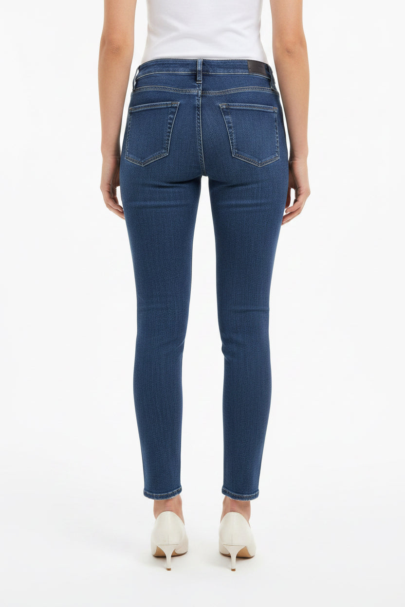 EXPRESS SKINNY MID RISE JEANS DE MUJER