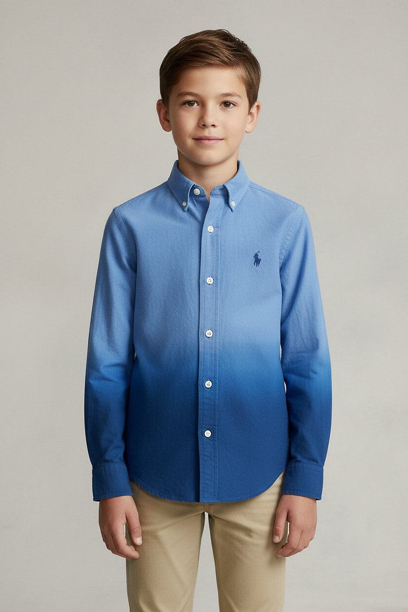 POLO RALPH LAUREN CAMISA VESTIR MANGA LARGA DE NIÑO