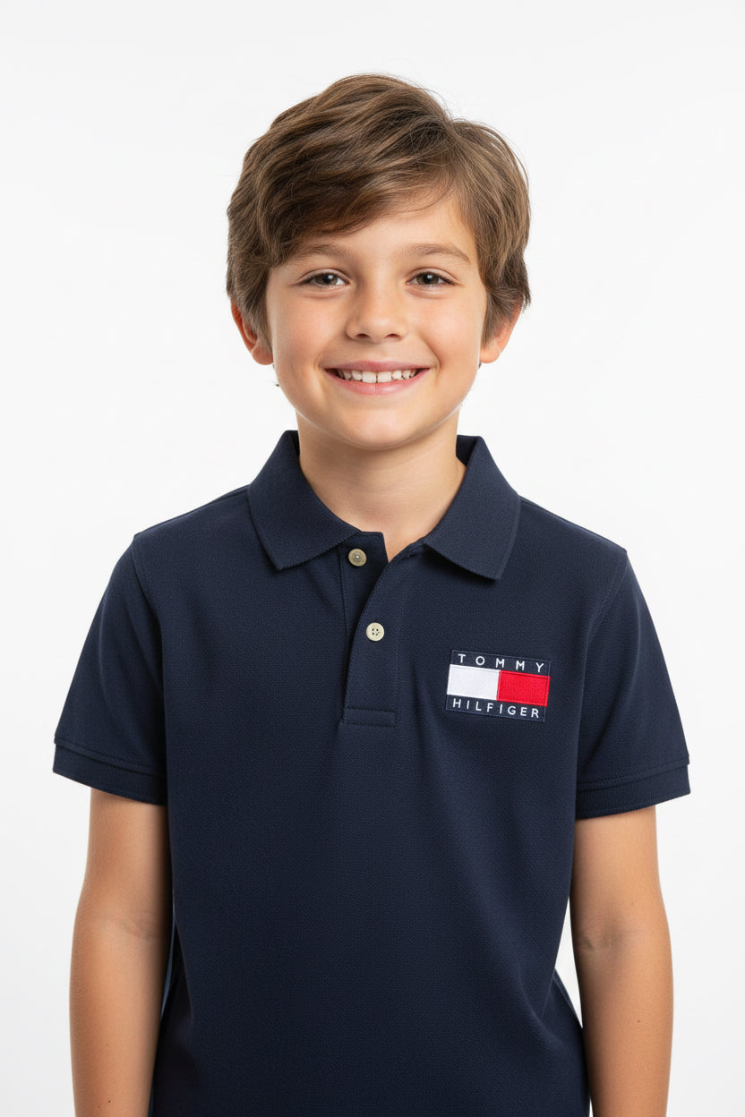 TOMMY HILFIGER CAMISA TIPO POLO DE NIÑO