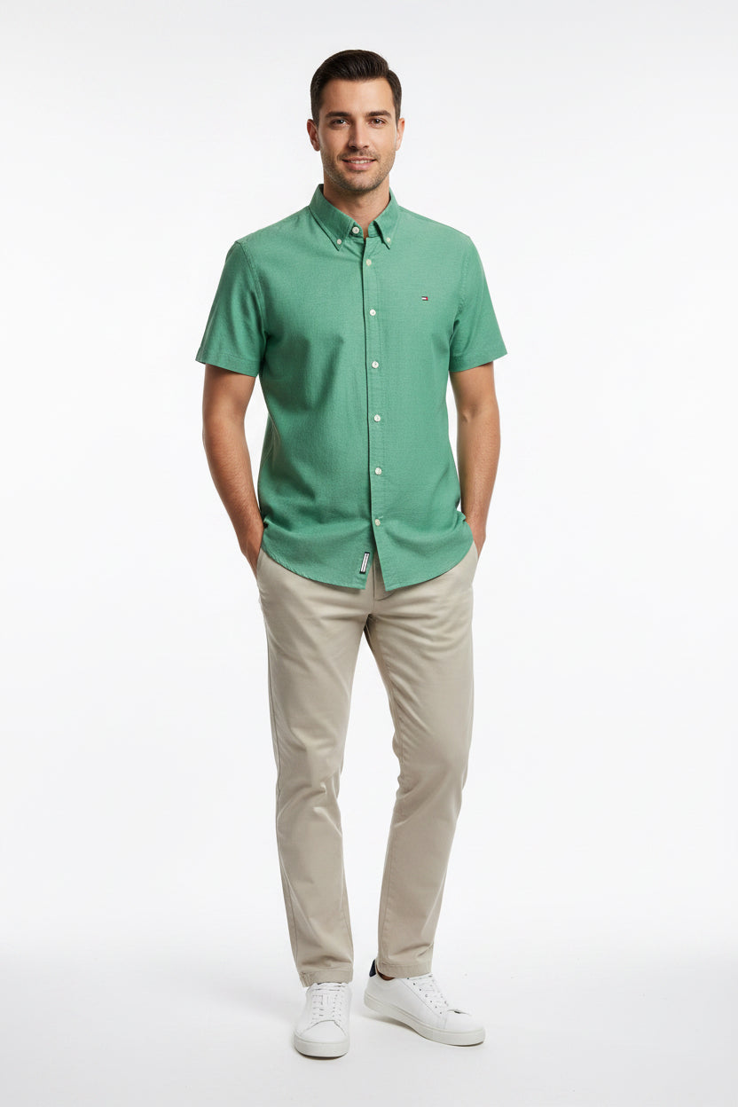 TOMMY HILFIGER VESTIR MANGA CORTA HOMBRE