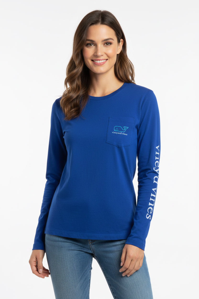 VINEYARD VINES CAMISA MANGA LARGA DE MUJER