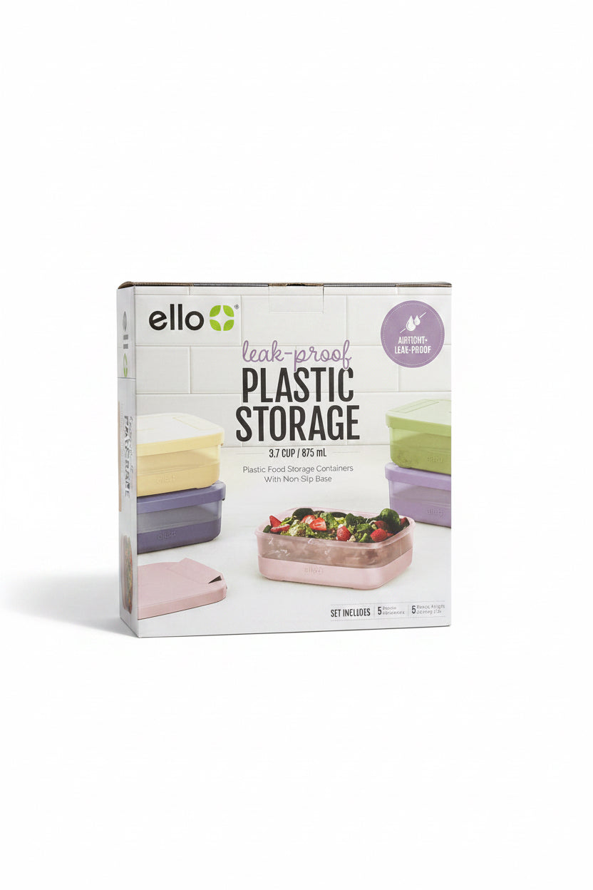 ELLO SET DE RECIPIENTES PLÁSTICOS