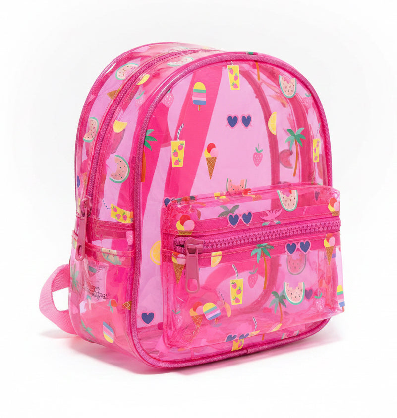 CLAIRES MOCHILA TRANSPARENTE