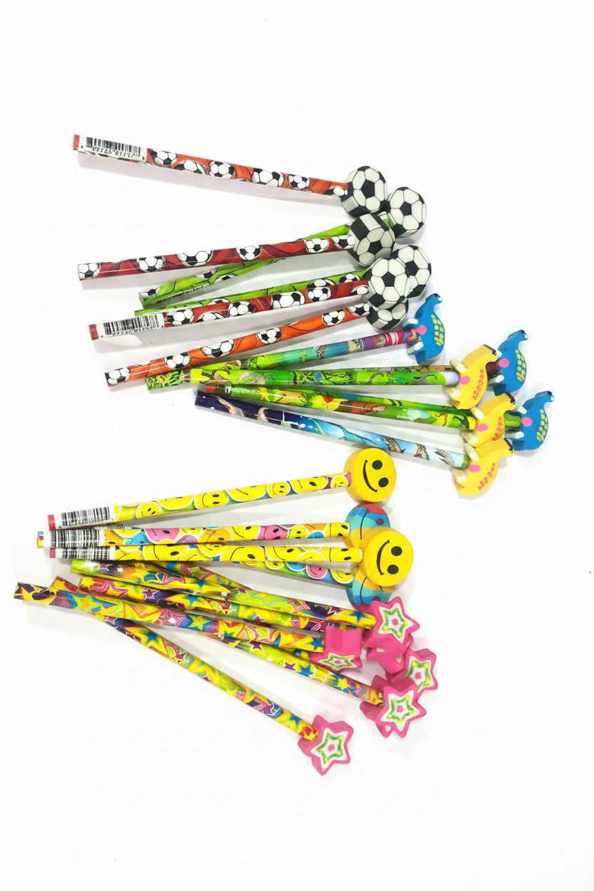 LÁPICES CON BORRADOR DE FIGURAS
