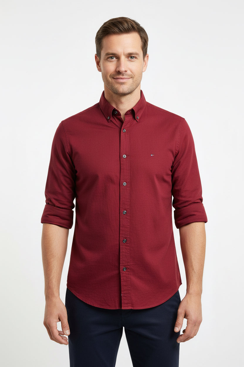 TOMMY HILFIGER VESTIR MANGA LARGA HOMBRE