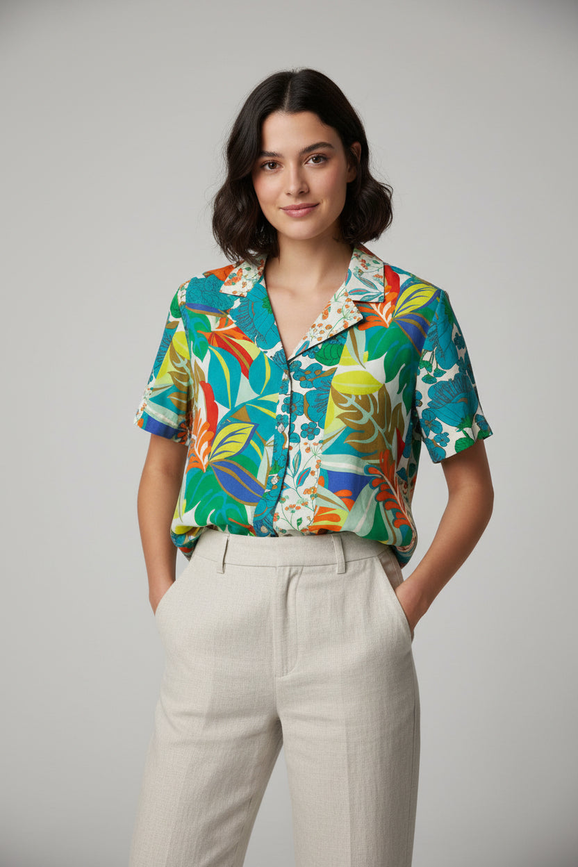 ROSA OLIVE BLUSA MUJER
