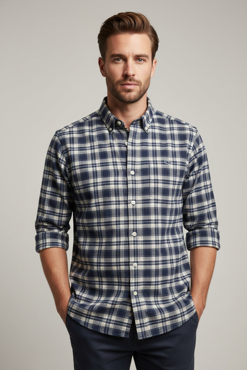 VINEYARD VINES CAMISA DE VESTIR DE HOMBRE MANGA LARGA