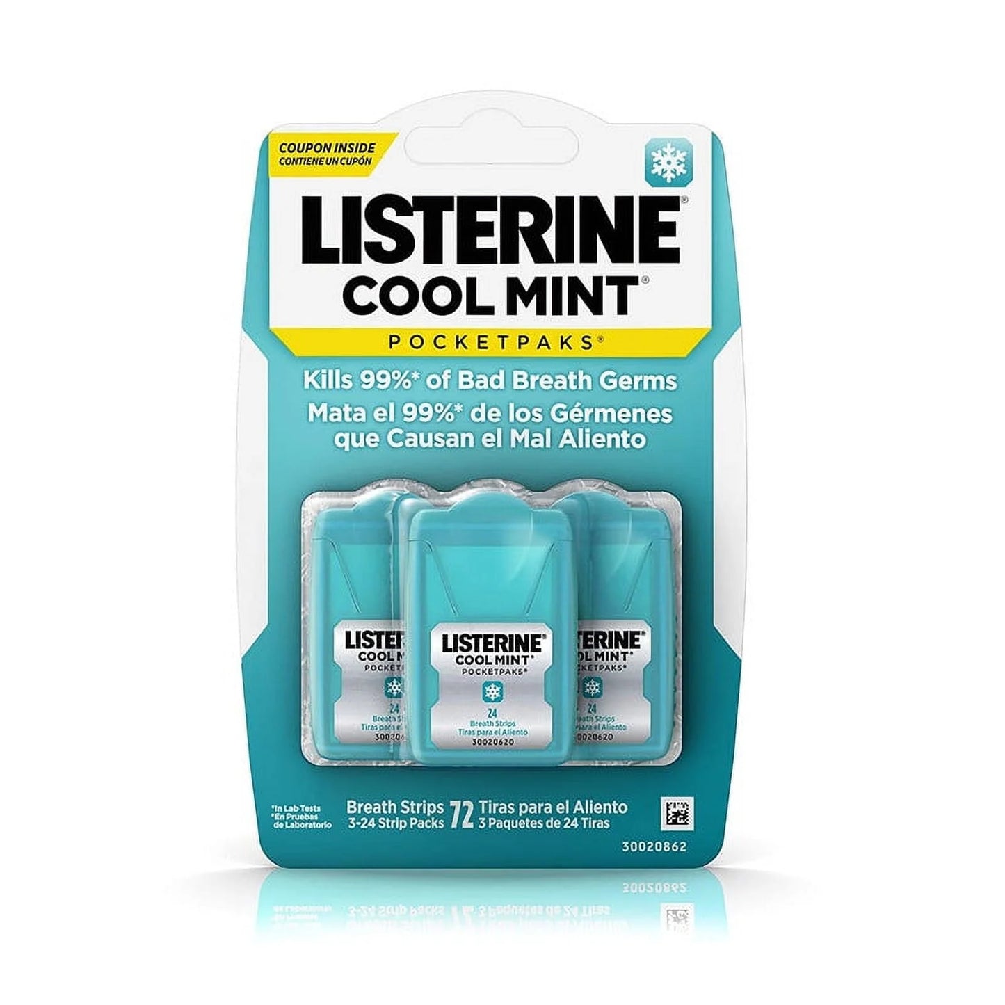 LISTERINE COOL MINT TIRAS DENTALES