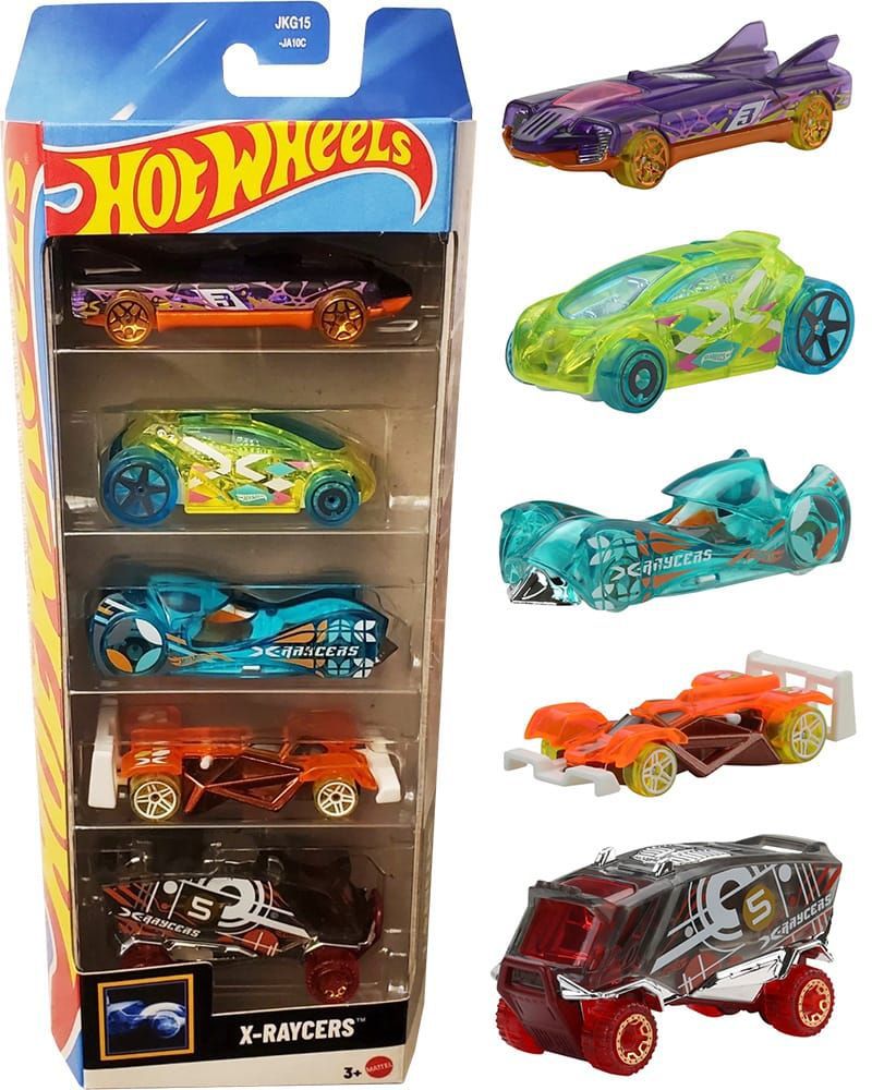 HOTWHEELS X RAYCERS SET