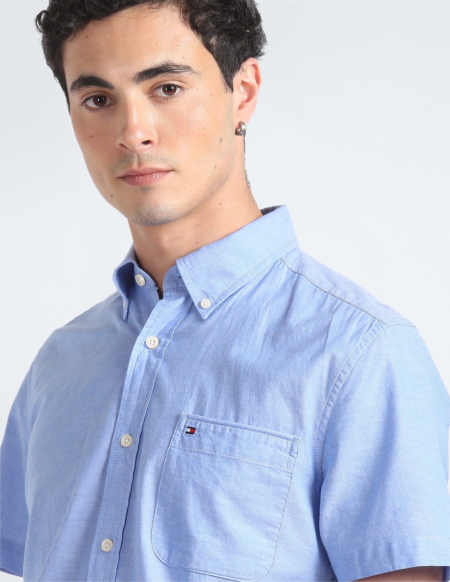 TOMMY HILFIGER VESTIR MANGA CORTA HOMBRE