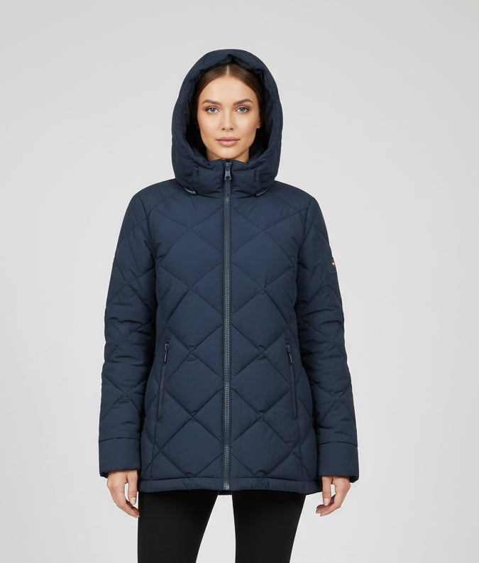 TOMMY HILFIGER CHAQUETA DE GORRO MUJER
