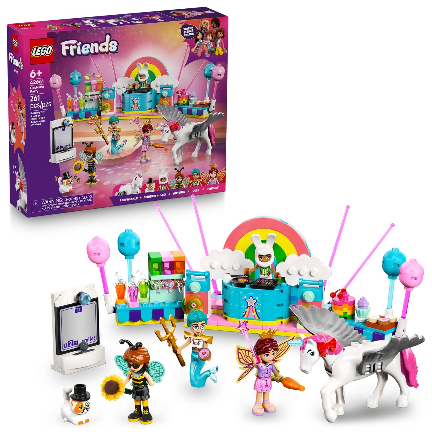 LEGO FRIENDS FIESTA DE DISFRACES CON UNICORNIOY HADA