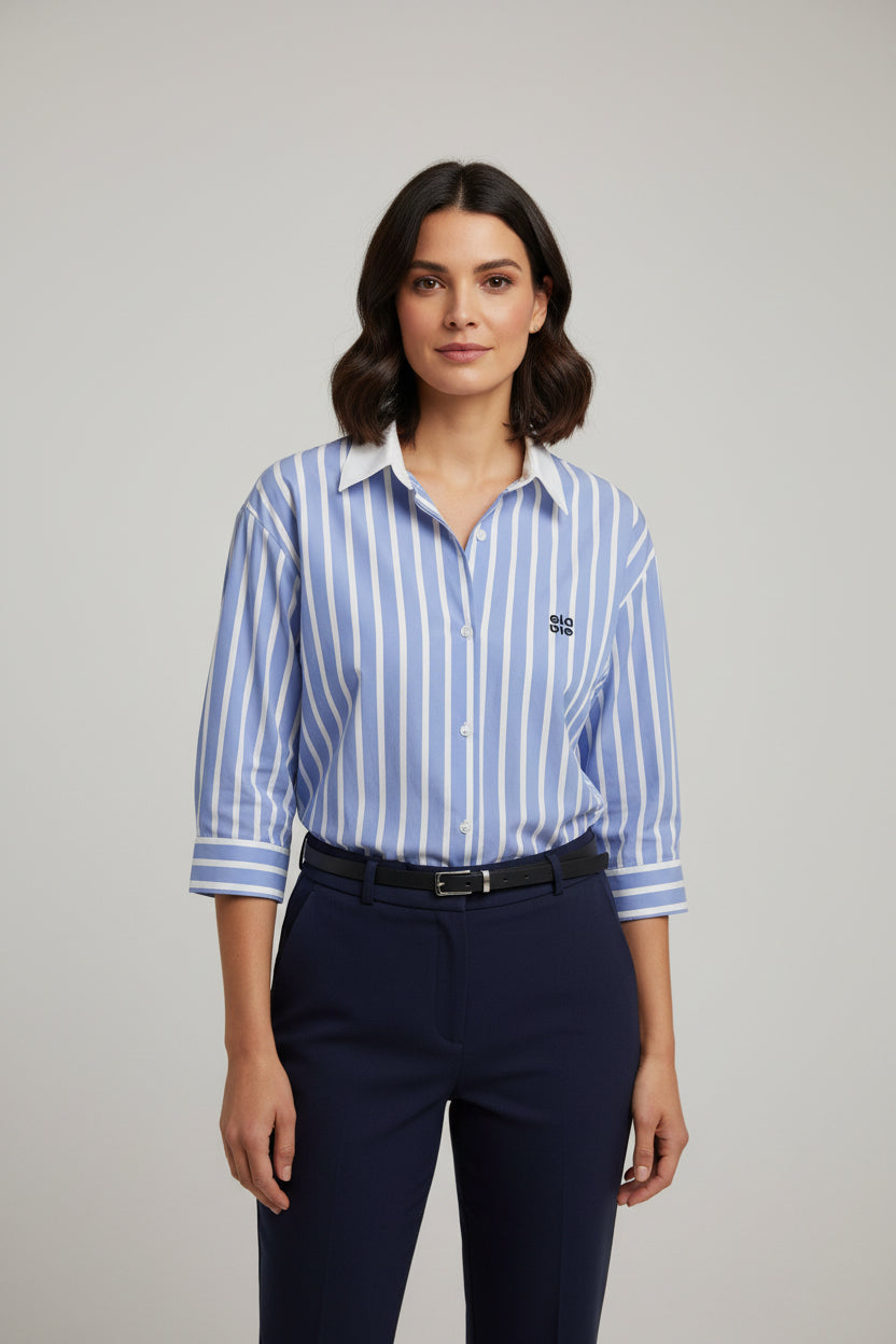ELA CAMISA MANGA LARGA DE MUJER