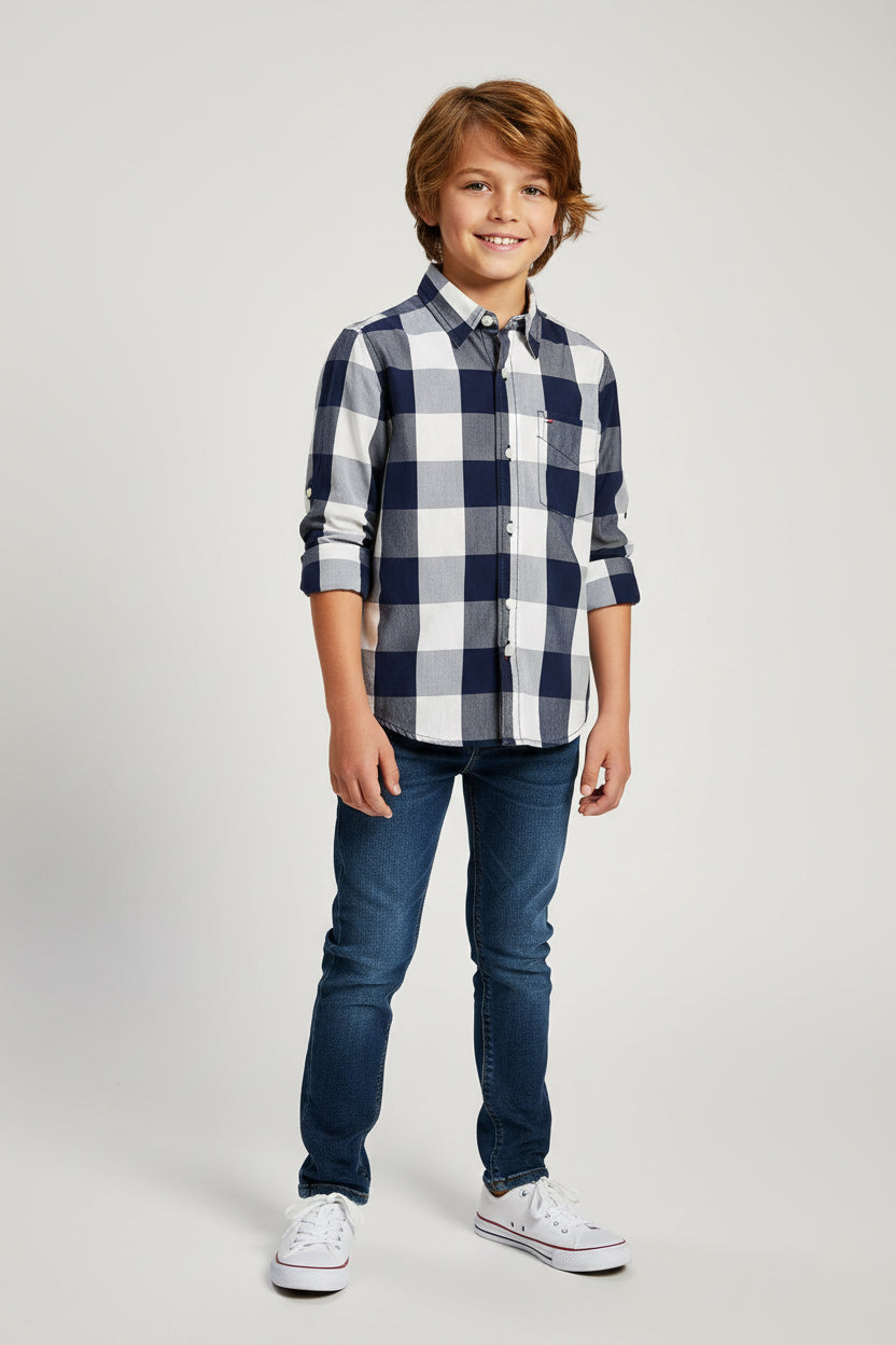 TOMMY HILFIGER CAMISA MANGA LARGA DE NIÑO